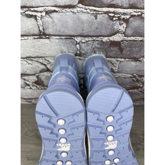 Disney X Sorel Z52113 Blue Whitney Short Frozen 2 Elsa Snow Boot Girls 5 US/37EU - Picture 6 of 16